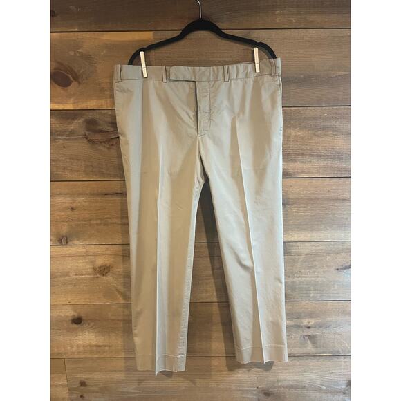 Berluti Dress‎ Pants Men’s 40” Waist Euro Size 56 Beige Made In Italy - Picture 2 of 11